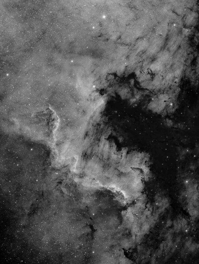 The Cygnus Wall in the North America Nebula