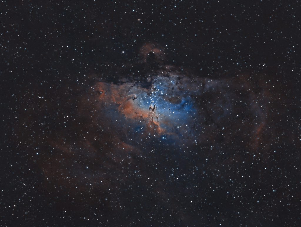 Eagle Nebula in HOO